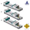 Kép 1/2 - Cuter - Precíziós moduláris gépsatu 175X500 mm, HRC 60÷62 keménység, +/- 0,015 mm tűrésű, (MS) vegyes pofabetétekkel