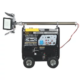 EGM többfunkciós áramfejlesztő, 4 az 1-ben: hegesztő, generátor, levegőkompresszor, LED világító torony