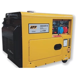 EGM hangszigetelt diesel motoros áramfejlesztő generátor