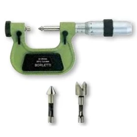 Borletti -  Század pontosságú mikrométerek menetek méréséhez, 50-75 mm