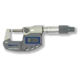 Borletti - Digitális, ezred pontosságú külső mikrométer 0-25mm, adatkimenettel.