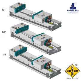 Cuter - Precíziós moduláris gépsatu 150X400 mm, HRC 60÷62 keménység, +/- 0,015 mm tűrésű, (SP) rögzített pofabetétekkel
