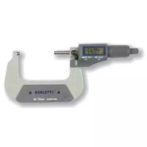Borletti - Digitális, ezred pontosságú külső mikrométerek 25-50mm, adatkimenettel.